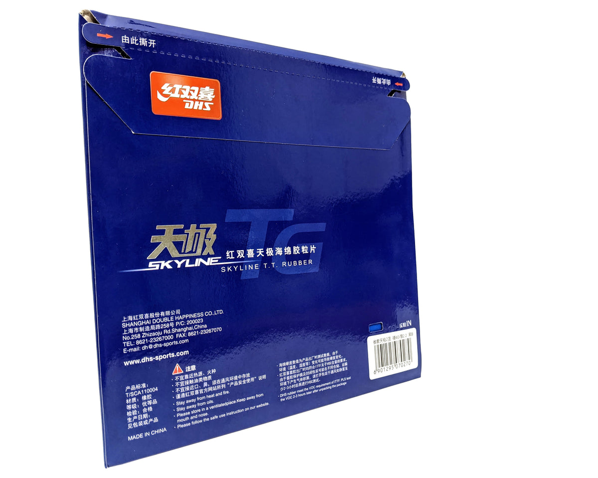 Blue sponge DHS Skyline 2 Provincial Table Tennis Rubber ( thickness 2