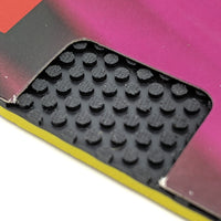 2 pieces DHS 652 pips out table tennis rubbers with sponge, black color.