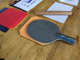 Penhold Pre-Assembled Table Tennis Racket DHS Pg3z + H3 + Sharping 2 Med Pimples