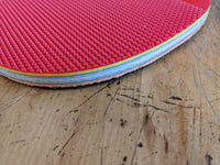 Penhold Pre-Assembled Table Tennis Racket DHS Pg3z + H3 + Sharping 2 Med Pimples